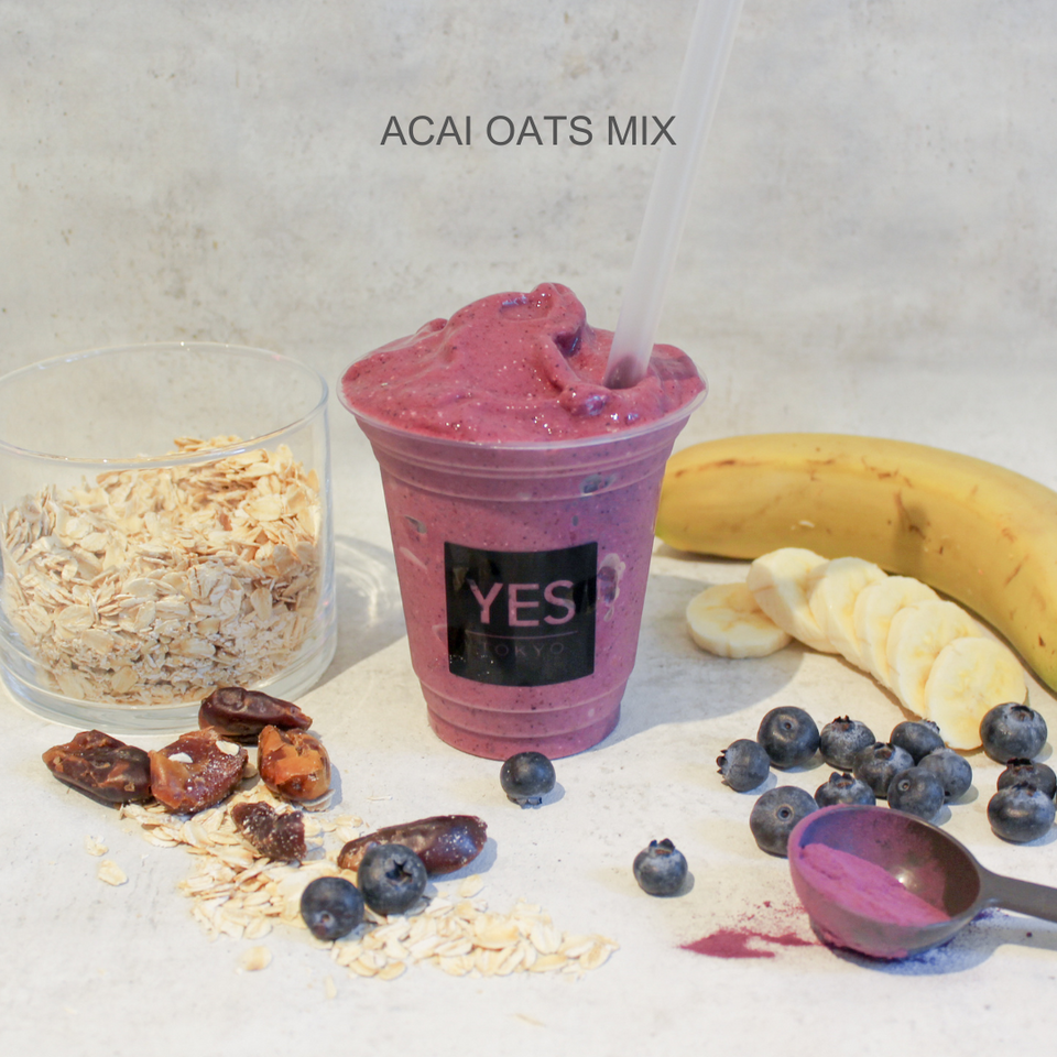 SEASONAL MENU -ACAI OATS MIX-】｜YES TOKYO JUICE ｜イエスジュース